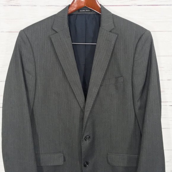 Zara • Tailored Fit Suit Blazer Jacket - Picture 2 of 12